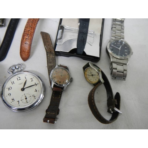 503 - 16 ladies and gents wrist watches.