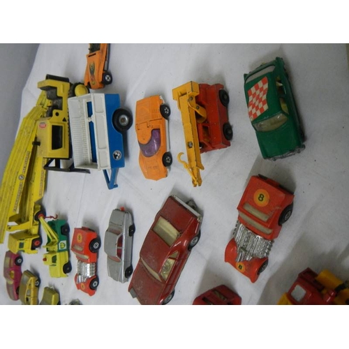 781 - Approximately 28 play worn die cast models.