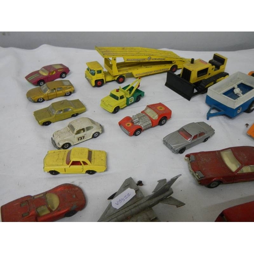 781 - Approximately 28 play worn die cast models.