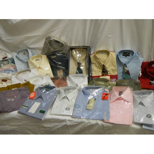 838 - 36 still packaged  new shirts, collar size 17.5''.