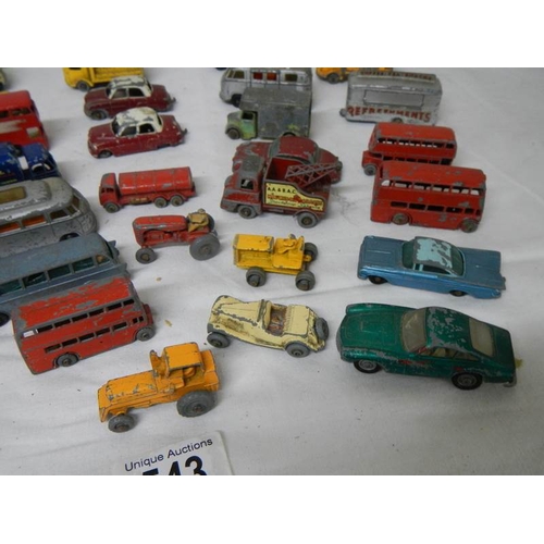 543 - A good selection of early Lesney 1:75 die cast models (38 in total).