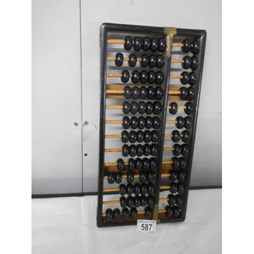 587 - An old abacus.