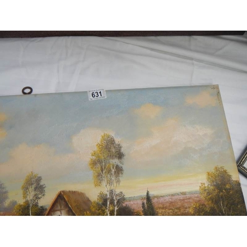 631 - Approximately fifteen assorted pictures including dog studies, Cries of London prints etc.,