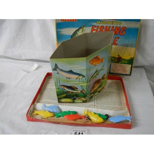 641 - A vintage Merit fishing game.