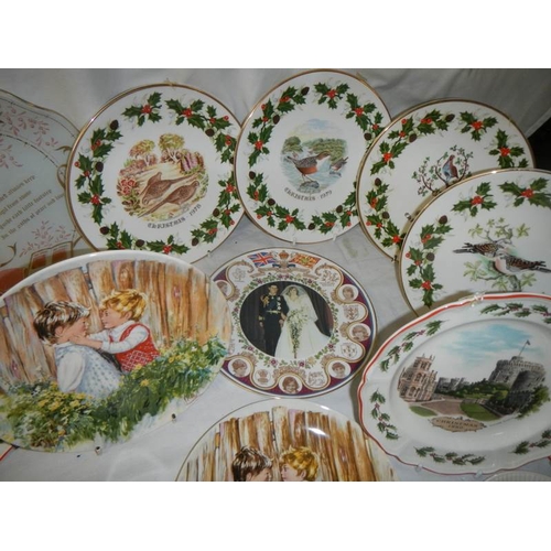 728 - A quantity of collector's plates including Wedgwood, (some with boxes).