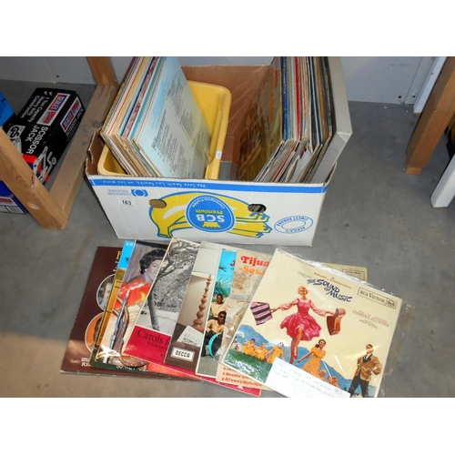 163 - A selection of LP records Donny Osmond, Sound of Music, Evita, Montvani etc.