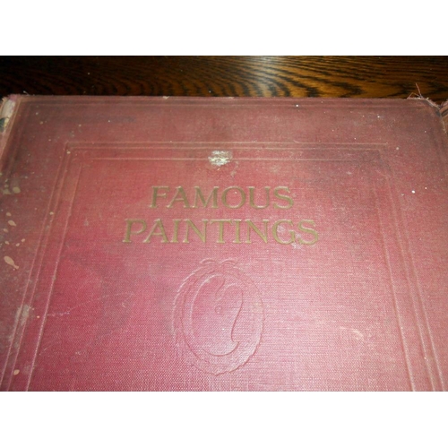 181 - 2 volumes entitled famous paintings