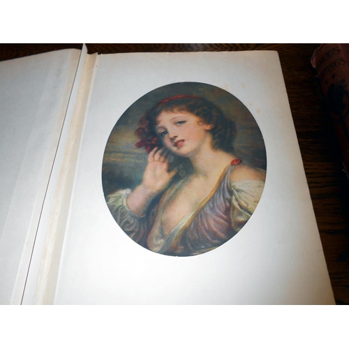 181 - 2 volumes entitled famous paintings