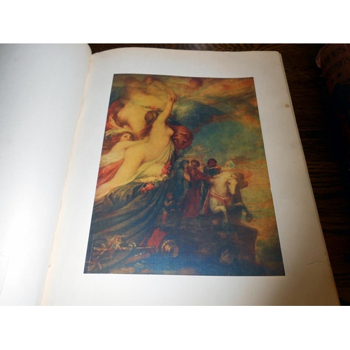 181 - 2 volumes entitled famous paintings