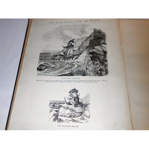 194 - 3 Punch related books including Punch Almanacs 1842-1861, Punch 1927 July-December and Punch picture... 