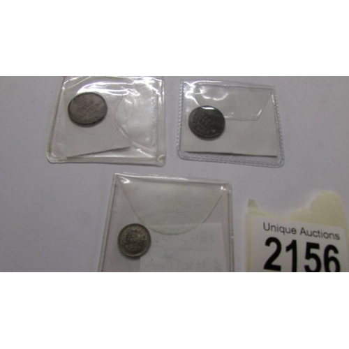 2156 - Victorian coins - 1843 EF three half pence, 1843 VF half farthing, 1844 half farthing, 1892 uncircul... 