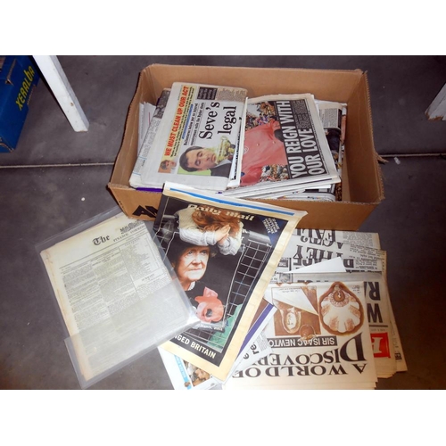 235 - A quantity of Royal memorabilia magazines and newspapers (includes other (papers)