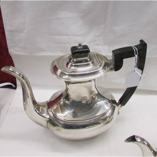 2089 - A good quality of Viner's of Sheffield 'Alpha' silver plate four piece tea set.