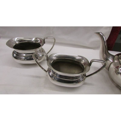 2089 - A good quality of Viner's of Sheffield 'Alpha' silver plate four piece tea set.