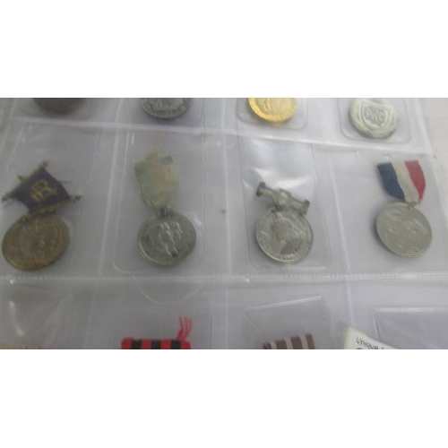 2162 - Approximately 20 military and other medals with ribbons, (mainly restrikes).