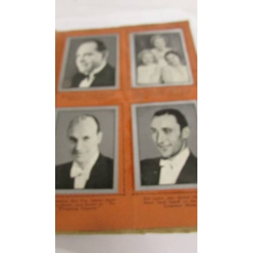 2163 - A Silvered Photo Gallery of Broadcastings Greatest Personalities (full set of 36 cards).