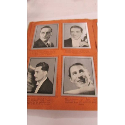 2163 - A Silvered Photo Gallery of Broadcastings Greatest Personalities (full set of 36 cards).