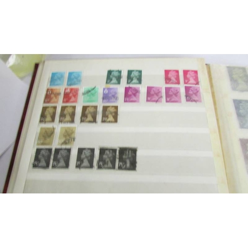 2164 - An album of German postage stamps and three other albums of stamps including Hong Kong, Tuvalu, USA,... 