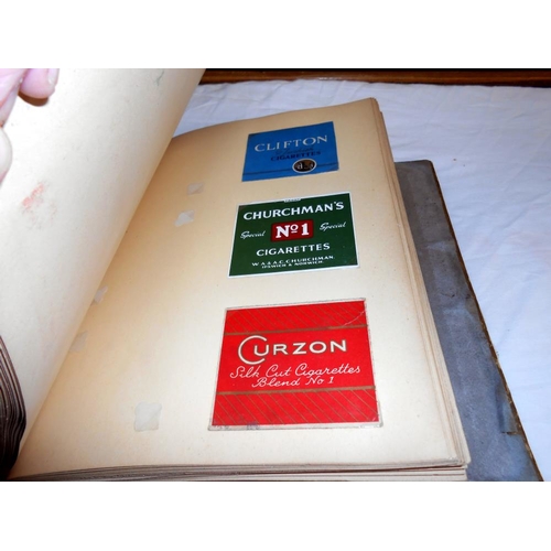 260 - A collection of cigarette carton cuttings