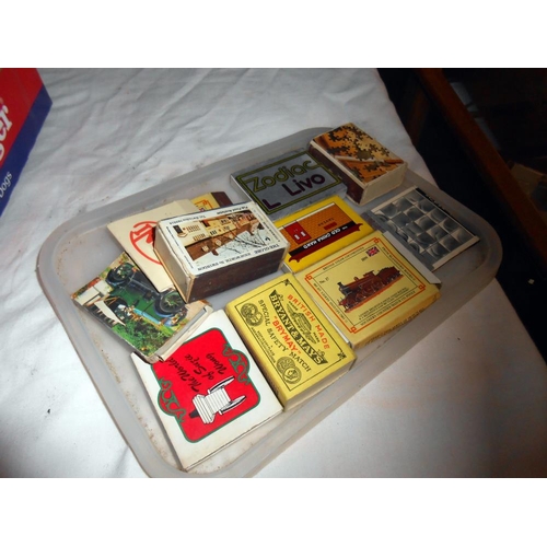 273 - A quantity of assorted matchboxes and matchbooks