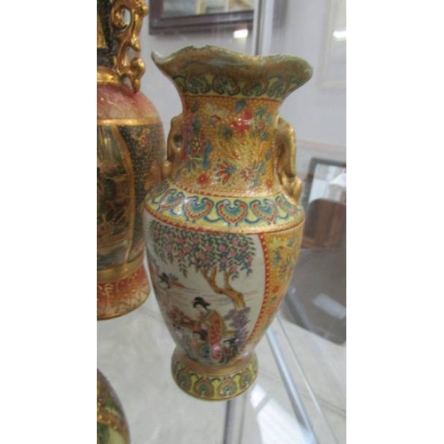 1130 - 7 Assorted size Chinese vases, 2 a/f.