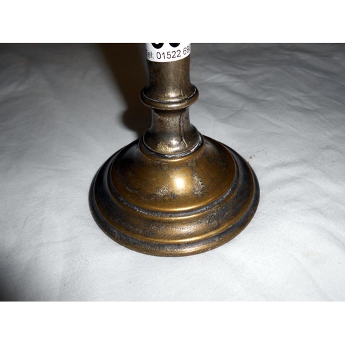 300 - A Dutch silver plated 5 arm candleabra