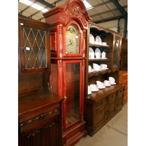 370 - A modern longcase Grandfather clock