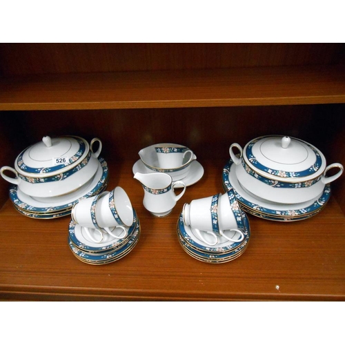 526 - A Noritake 'Legendary' dinner set, missing 2 saucers and 1 cup