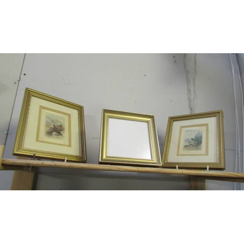 1202 - Approximately 25 assorted photo frames (4 with art deco style prints) and including 2 framed and gla... 