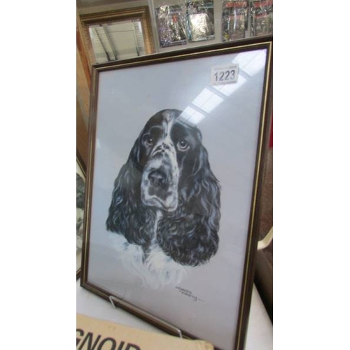 1223 - 2 Cocker spaniel prints by Robert J May and Pollyanna Pickering.