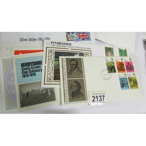 2137 - A very good collection of first day covers including signed examples.