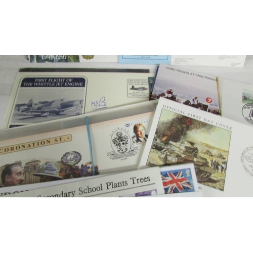 2137 - A very good collection of first day covers including signed examples.