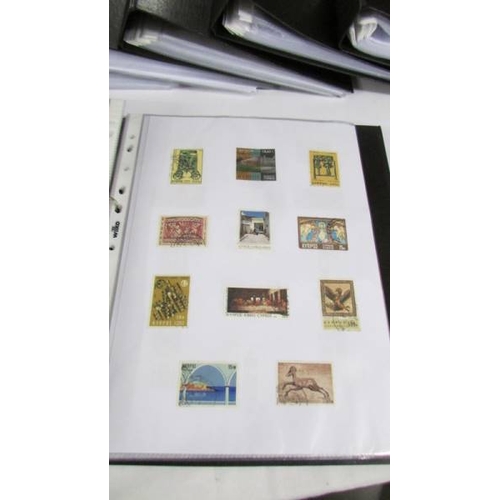 2143 - Ten albums of stamps including France, Russia, Poland, Hungary etc.,