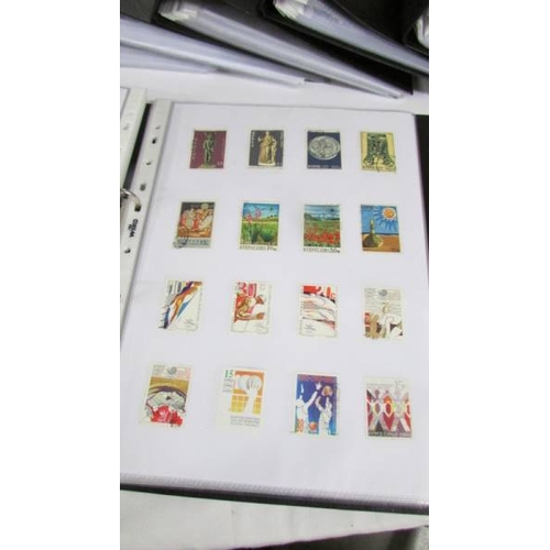 2143 - Ten albums of stamps including France, Russia, Poland, Hungary etc.,