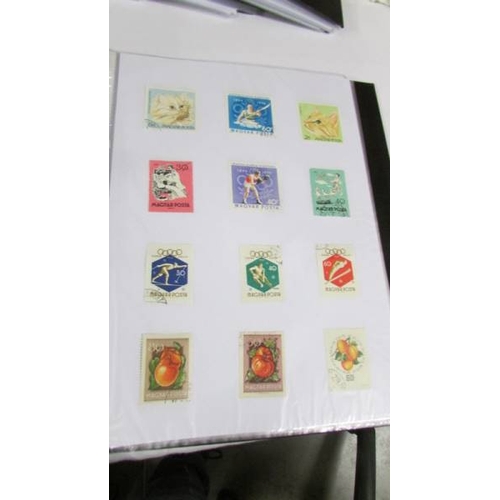 2143 - Ten albums of stamps including France, Russia, Poland, Hungary etc.,