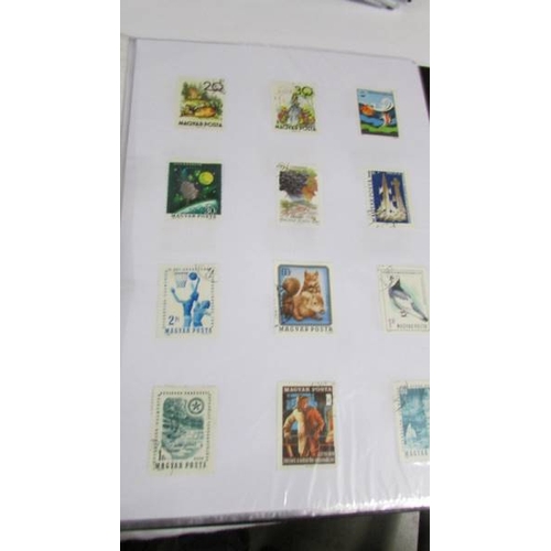 2143 - Ten albums of stamps including France, Russia, Poland, Hungary etc.,