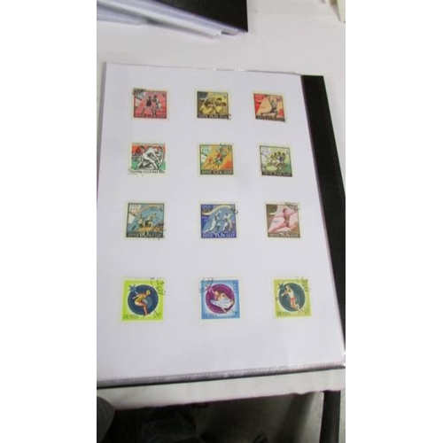 2143 - Ten albums of stamps including France, Russia, Poland, Hungary etc.,