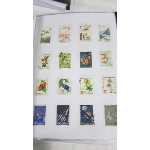 2143 - Ten albums of stamps including France, Russia, Poland, Hungary etc.,