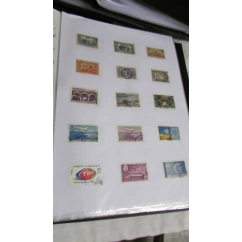 2143 - Ten albums of stamps including France, Russia, Poland, Hungary etc.,