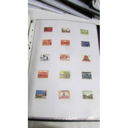 2143 - Ten albums of stamps including France, Russia, Poland, Hungary etc.,