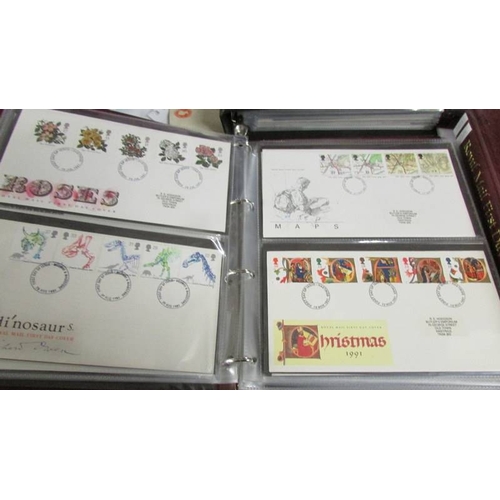 2144 - A large collection of first day covers in 5 albums.