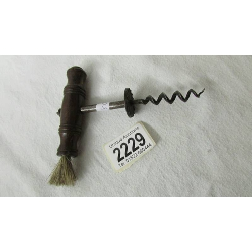 2229 - 2 old corkscrews.