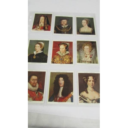 2279 - 27 Players Kings and Queens of England cigarette cards circa 1935, 12 Players artillery in action, 1... 