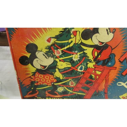 2300 - A boxed set of vintage Mazda Mickey Mouse lights.