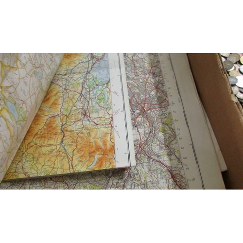 2362 - In excess of 40 Ordnance survey maps.