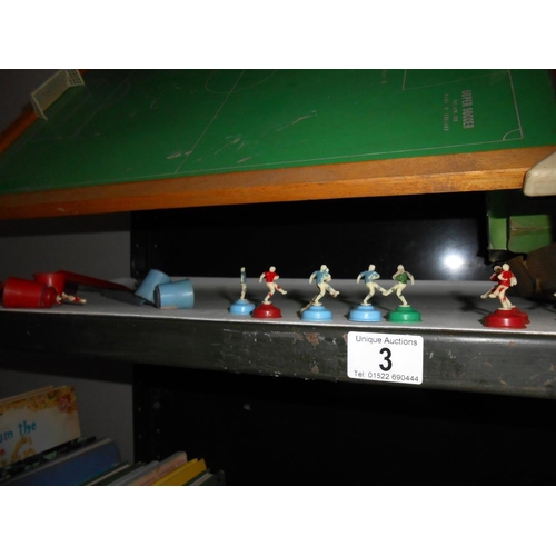 3 - A Grandstand model 3000 t.v.game (untested) quantity of vintage meccanno and a super soccer table fo... 