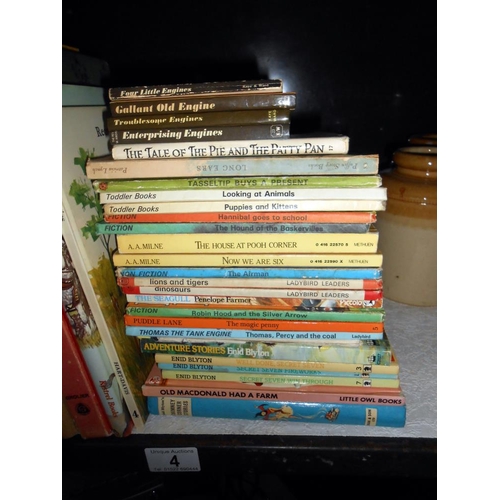 4 - A quantity of vintage childrens books including Ladybird, Thomas The Tank Engine, Disney etc.