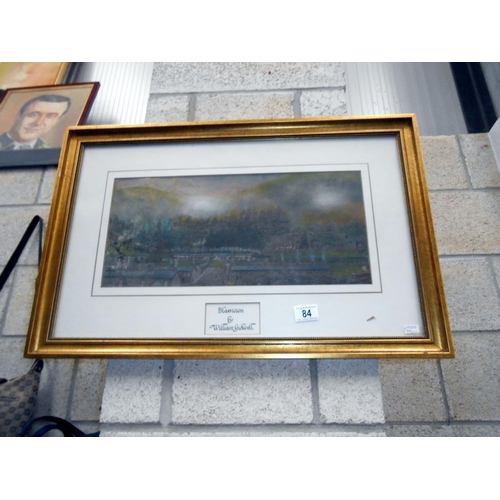 84 - A gilt framed print 'Blaenavon' by William Gidwell