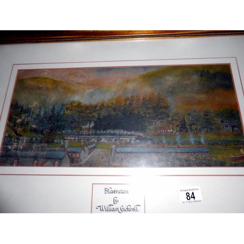 84 - A gilt framed print 'Blaenavon' by William Gidwell