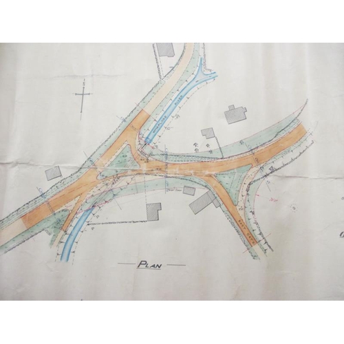 2410 - A large collection of rolled up design drawings for Lincolnshire bridges, mainly from 1920/30/40's b... 